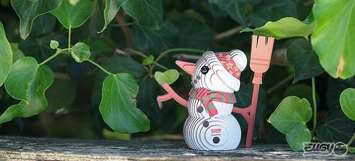 Bałwanek Eugy. Eko Układanka 3D. na Arena.pl