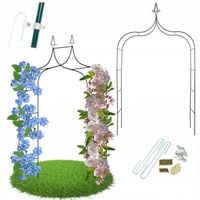 PERGOLA OGRODOWA TARASOWA METALOWA PODPORA DO PNĄCZY WINOGRON RÓŻ ŁUK DUŻY