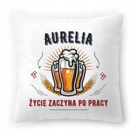 Poduszka Dla Aurelii Na Urodziny Na Prezent Z Nadrukiem Ze Zdjęciem