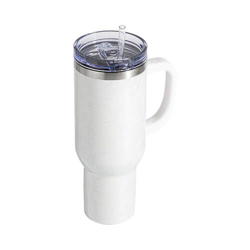 Kubek podróżny 1200 ml 3D Puff Cloud do sublimacji - biały na Arena.pl