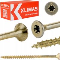 Wkręty do drewna 5x70 mm 200 szt. TORX stożkowe Klimas WKCS