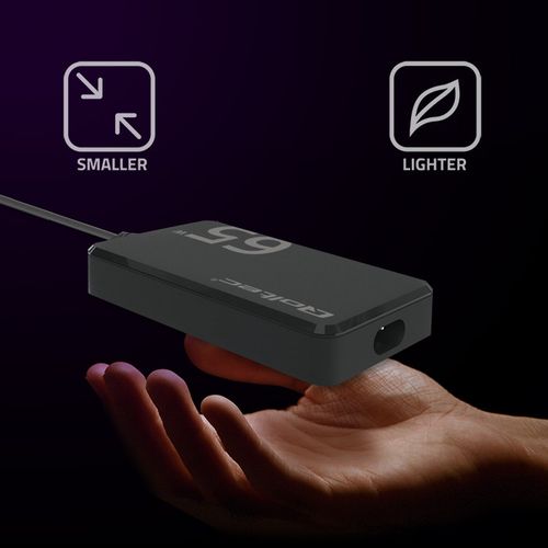 Qoltec Ładowarka GaN 65W USB-C PD do Laptopa MacBook na Arena.pl