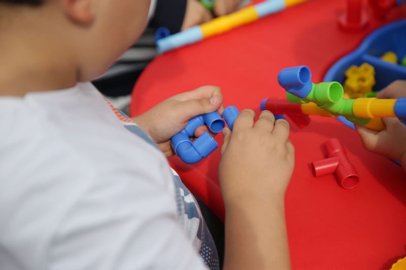 klocki edukacyjne rurki King zdjęcie 11