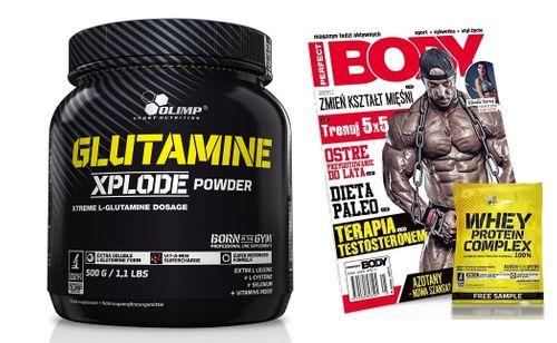 OLIMP GLUTAMINE Xplode 500g GLUTAMINA Ananas na Arena.pl