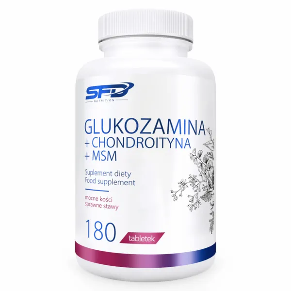 Glukozamina + Chondroityna + MSM 180tab - SFD STAWY zdjęcie 1