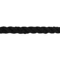 Sznur bawełniany BS 6 mm ( 1 mb ) CZARNY