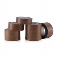 TAŚMA TEFLONOWA OCHRONNA 300°C Z KLEJEM DO ZGRZEWARKI 10M 0,18MM 50MM HQ