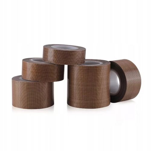 TAŚMA TEFLONOWA OCHRONNA 300°C Z KLEJEM DO ZGRZEWARKI 10M 0,18MM 50MM HQ na Arena.pl