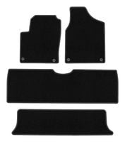 Dywaniki welurowe BASIC Seat Alhambra I 1995-2010 czarne