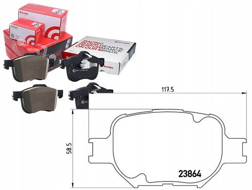 KLOCKI HAM TOYOTA CELICA BREMBO na Arena.pl