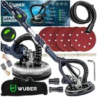 SZLIFIERKA ŻYRAFA DO GIPSU GŁADZI TYNKU LED REGULACJA+PAPIER 6+TORBA