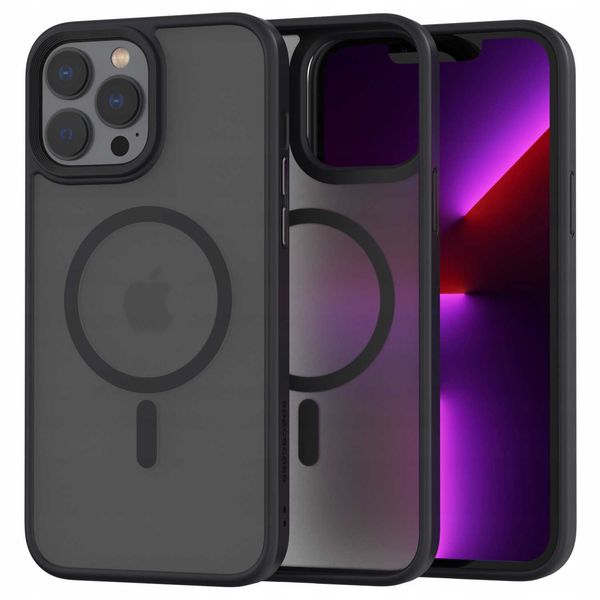 Spacecase Hybrid Mag iPhone 13 Pro Max black zdjęcie 1