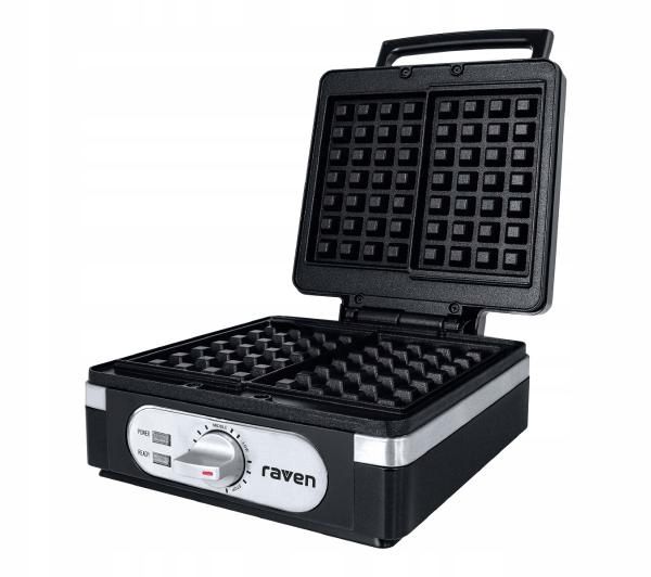 MOCNA Gofrownica RAVEN EG004BX 2 chrupiące gofry zdjęcie 1