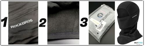 Kominiarka motocyklowa ciepła pod kask do biegania narty na rower ROCKBROS na Arena.pl