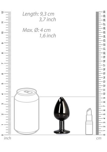 Round Gem Butt Plug - Large na Arena.pl