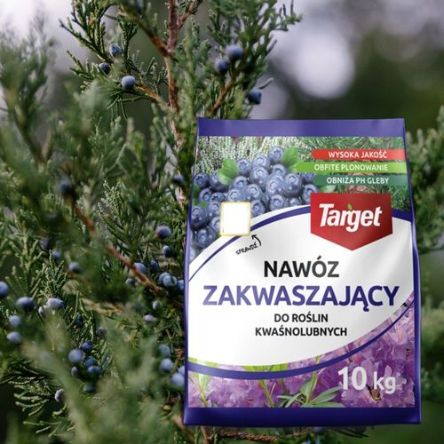 TARGET NAWÓZ ZAKWASZAJĄCY DO ROŚLIN KWAŚNOLUBNYCH BORÓWEK OBFITE PLONY 10KG na Arena.pl