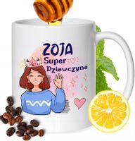 Kubek Dla Zoi Koleżanki Przyjaciółki Żony Prezent Z Nadrukiem Biały 330Ml