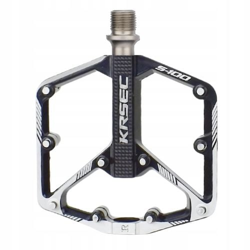 PEDAŁY PLATFORMOWE ROWEROWE ALUMINIOWE MOCNE ŁOŻYSKA MASZYNOWE PINY CZARNE na Arena.pl