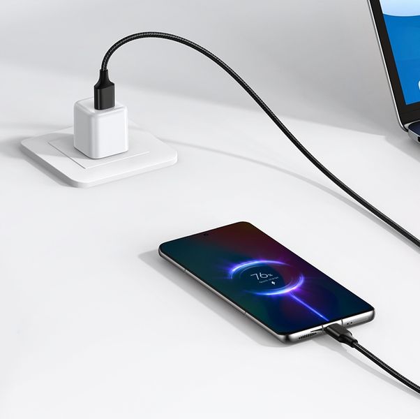 KABEL USB TYP-C DO SZYBKIEGO ŁADOWANIA QUICK CHARGE 3.0 zdjęcie 3