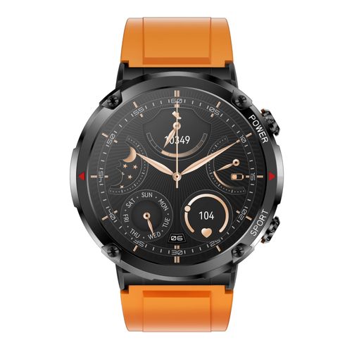 Smartwatch Gravity GT21-2 + Pomarańczowy Pasek Silikonowy na Arena.pl