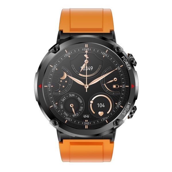 Smartwatch Gravity GT21-2 + Pomarańczowy Pasek Silikonowy zdjęcie 4