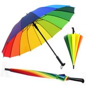Parasol parasolka tęcza duży kolorowy