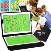 TABLICA TAKTYCZNA TRENERSKA MAGNETYCZNA DO PIŁKI NOŻNEJ BLOK FOLDER +MARKER