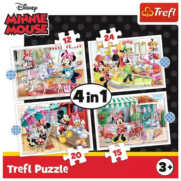 Puzzle 4W1. Minnie Z Przyjaciółmi zdjęcie 2
