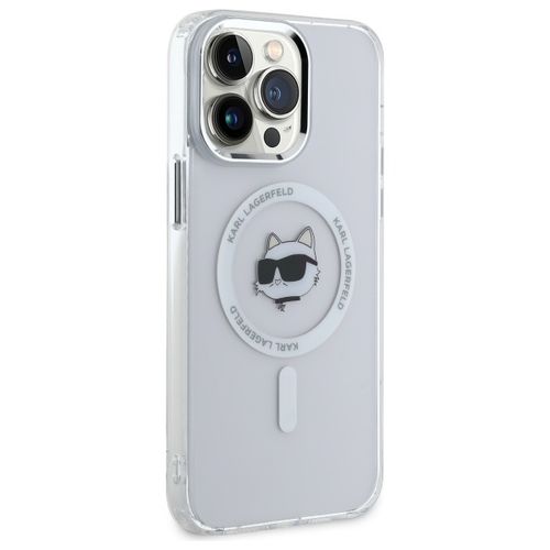 Etui Karl Lagerfeld do iPhone 13 Pro Max, Biały, MagSafe na Arena.pl