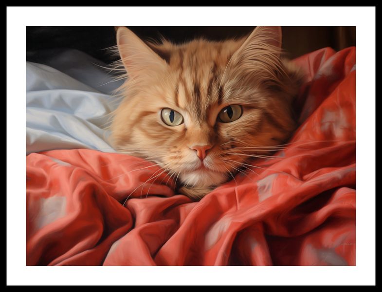 Plakat 55x40cm Mruczący Spokój zdjęcie 3