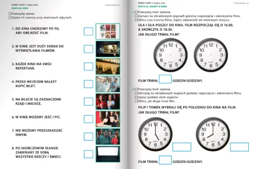 Pewny start. Poziom F. Jesień, zima. Karty pracy na Arena.pl