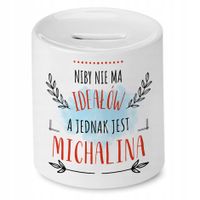 Skarbonka Dla Michaliny Na Urodziny Prezent Z Nadrukiem Ze Zdjęciem