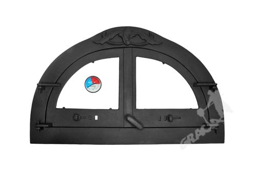 DRZWI C09 - 47X77 CM + TERMOMETR 0-250°C do pieca pizzy pizzeria żeliwne na Arena.pl