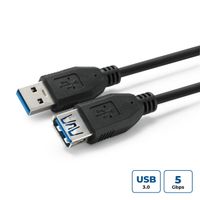 MicroConnect USB 3.2 Gen 1  A-A 0.5m M-F