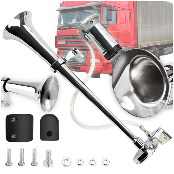 Klakson pneumatyczny z kompresorem 150db zdjęcie 1