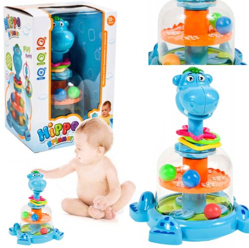 BĄCZEK INTERAKTYWNY SPINNER HIPCIO KARUZELKA Z KULECZKAMI DZIECI NA ROCZEK na Arena.pl