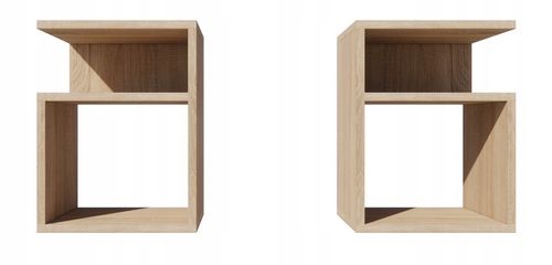 Szafka nocna szóstka,stolik bez szuflad,dąb sonoma na Arena.pl