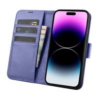 2w1 etui skórzany pokrowiec z klapką iphone 14 pro anti-rfid wallet