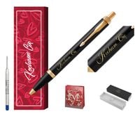 Długopis Parker IM czarne GT z grawerem - Prezent na Walentynki