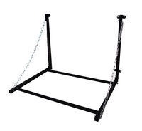 19429 Stojak na opony solidne wykonanie regulacja szerokości