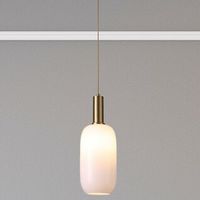 LAMPA wisząca SINOPIA 5224 Rabalux szklana OPRAWA podłużny zwis biały złoty