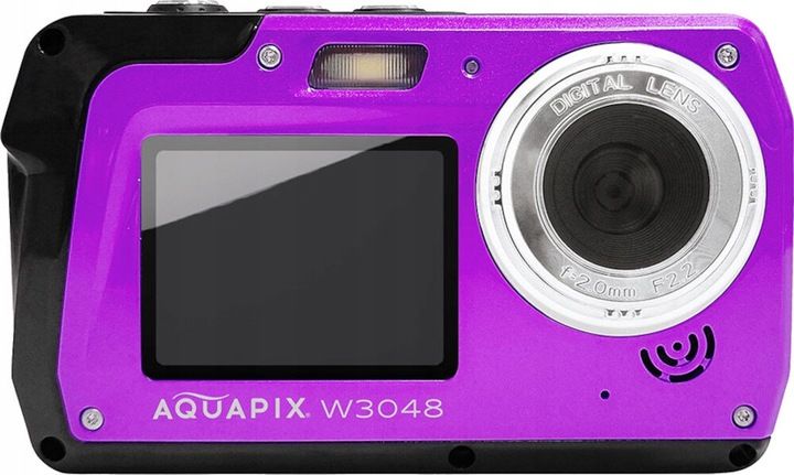Aparat EASYPIX Aquapix W3048 Edge Fioletowy zdjęcie 6