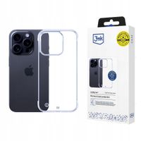Ultralekkie etui na Apple iPhone 15 Pro - 3mk Just20g Clear Case