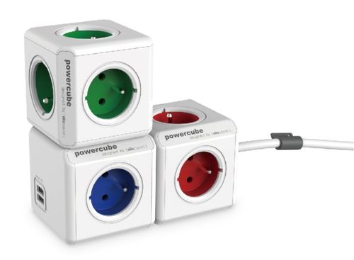 Listwa kostka allocacoc PowerCube 4 gniazda 2xUSB na Arena.pl