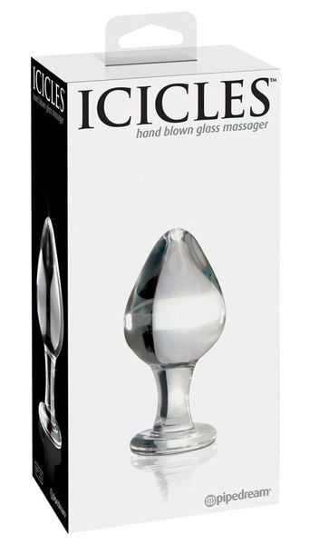 Icicles No. 25 Szklany korek analny zdjęcie 1