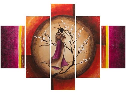 70 100CM OBRAZ 5 ELEM SAO CHANG KULI SNÓW DRUK PŁÓTNO na Arena.pl