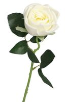 RÓŻA POJEDYNCZA JAK ŻYWA DUŻA 50CM SATYNOWA SZTUCZNE KWIATY RÓŻE