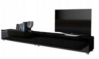 Stolik RTV Czarny Połysk 300cm Wiszący Lub Stojący