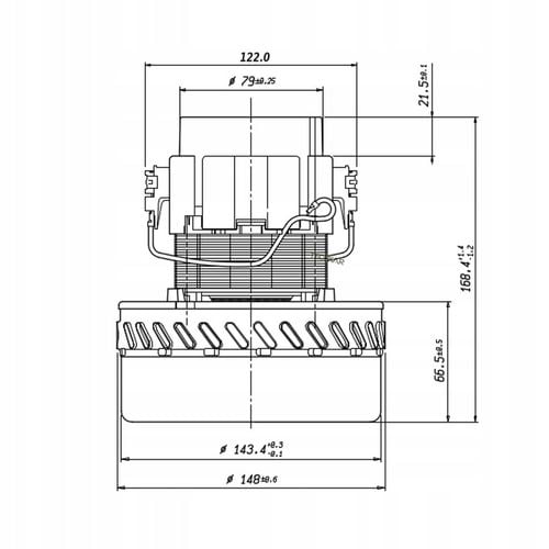 Silnik TURBINA do odkurzacza Karcher PUZZI 100 200 NT 360, 65/2 700 na Arena.pl
