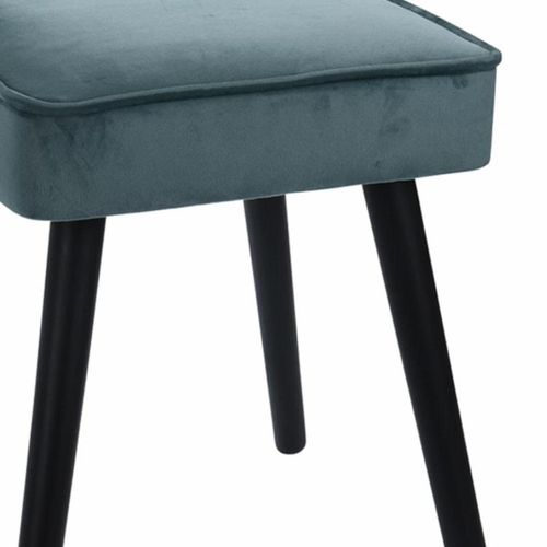 Taboret tapicerowany Velvet niebieski na Arena.pl